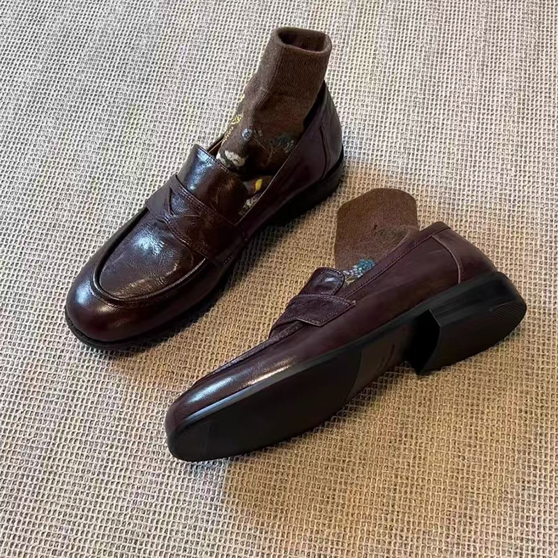 Womens Genuine Leather Loafers – Formal Wear Women'S Loafers recenzja i cena