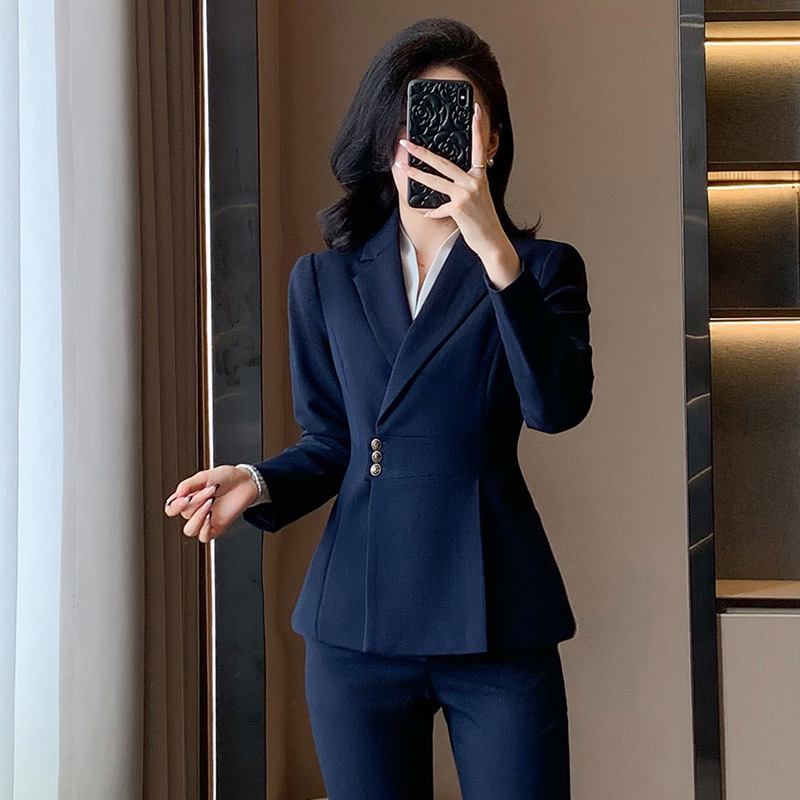 Professional women's suit for  – Women Formal Wear Shirt And Pant recenzja i cena