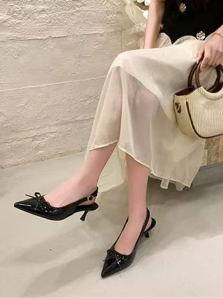 Women Patent Leather Bow Point – Women Formal Wear With Shoes recenzja i cena