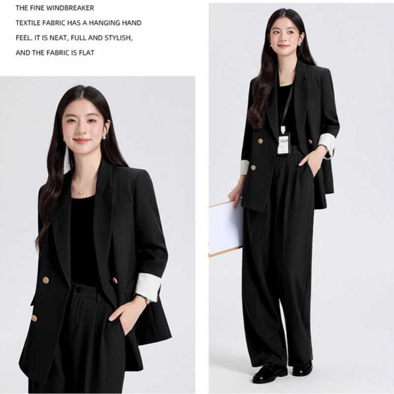 Women's Suit Set for Spring an – Women Formal Wear Shirt And Pant recenzja i cena