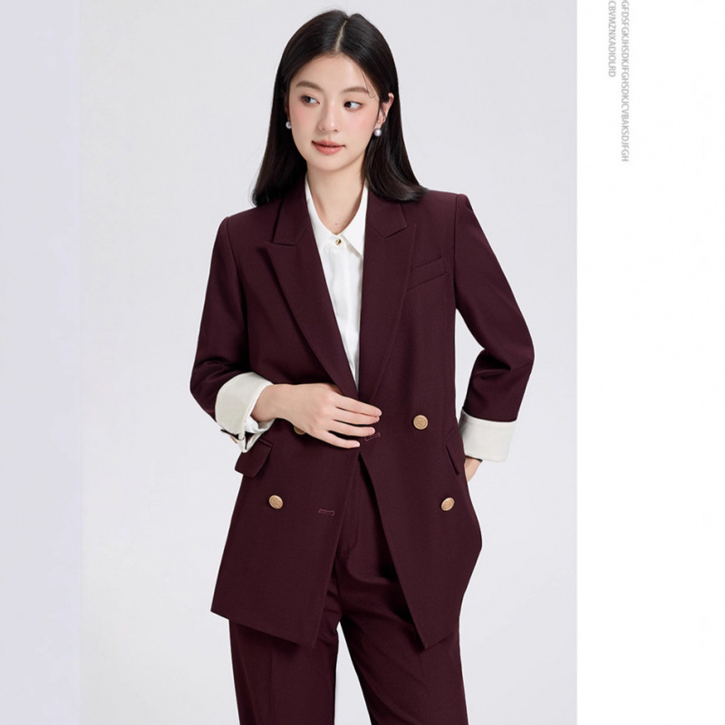 Women's Suit Set for Spring an – Women Formal Wear Shirt And Pant recenzja i cena