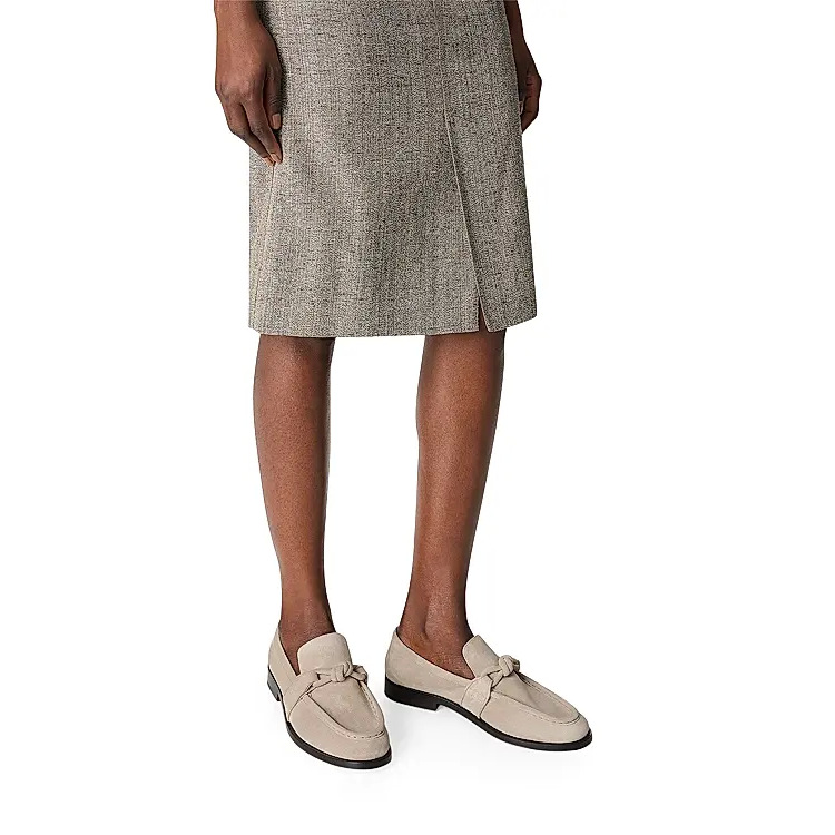 Women's Leather Knot Detail Lo – Women Formal Wear With Shoes recenzja i cena