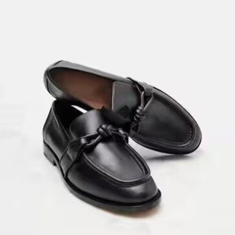 Women's Leather Knot Detail Lo – Women Formal Wear With Shoes recenzja i cena