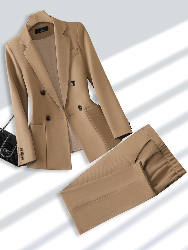 Fashion Ladies Pant Suit Forma – Women Formal Wear Shirt And Pant recenzja i cena