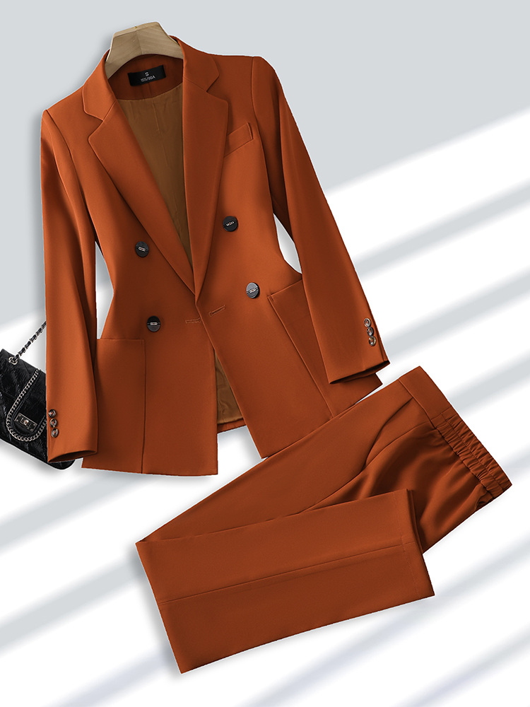 Fashion Ladies Pant Suit Forma – Women Formal Wear Shirt And Pant recenzja i cena