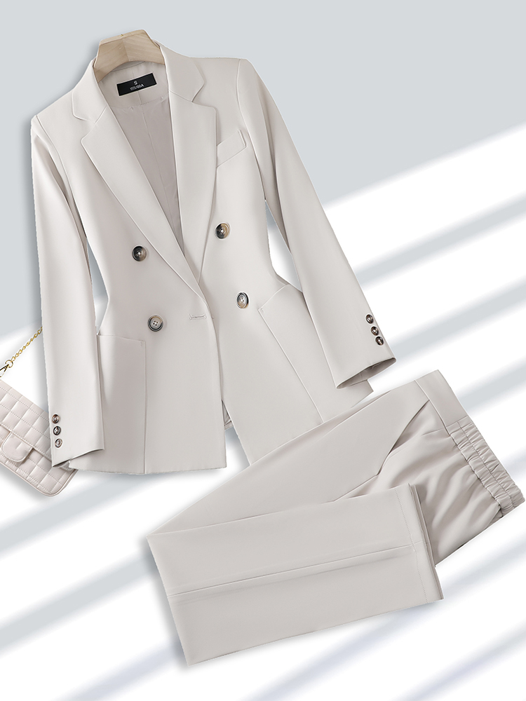 Fashion Ladies Pant Suit Forma – Women Formal Wear Shirt And Pant recenzja i cena