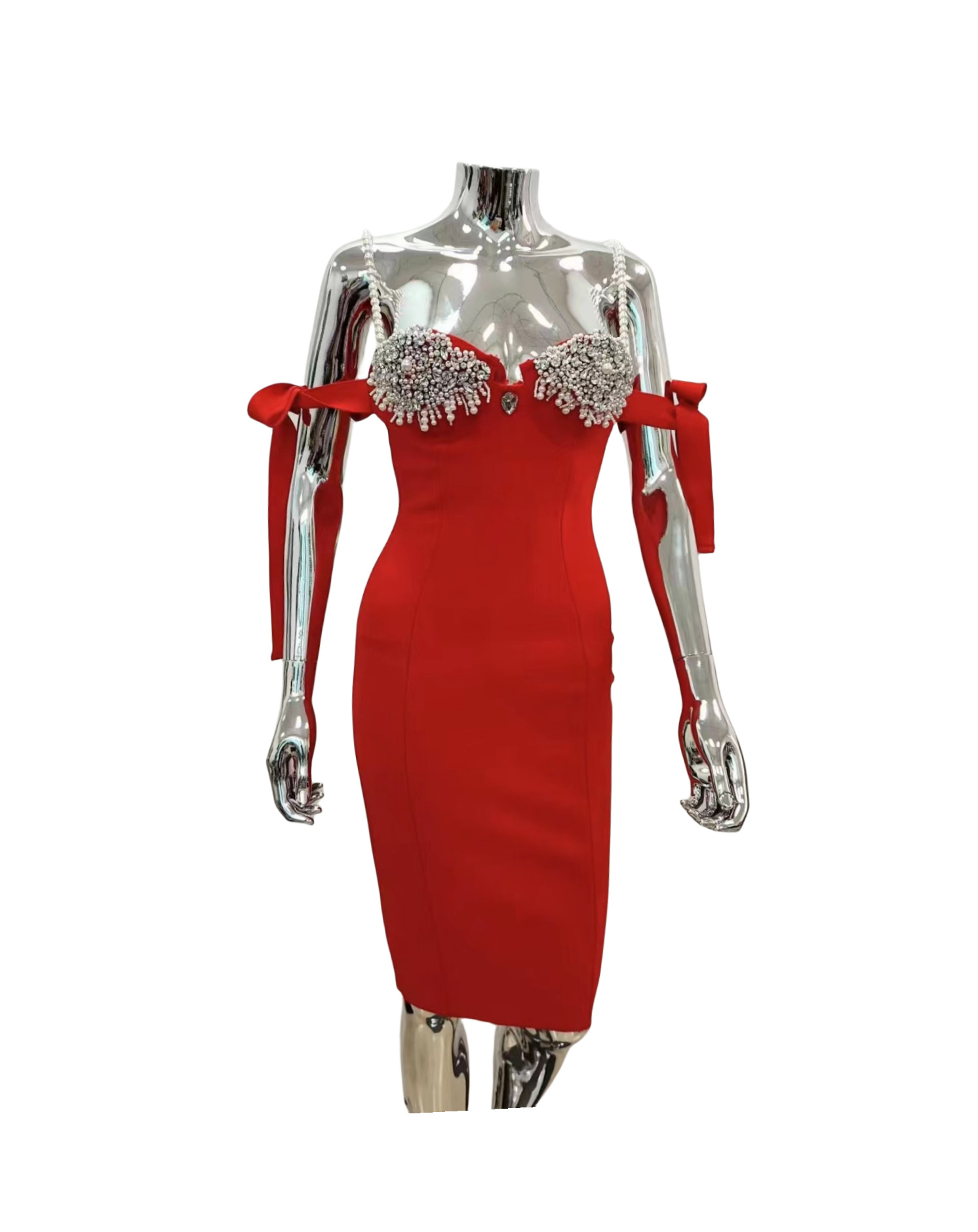 Glam Suspender Tube Top Long D – Women Formal Wear With Skirt recenzja i cena