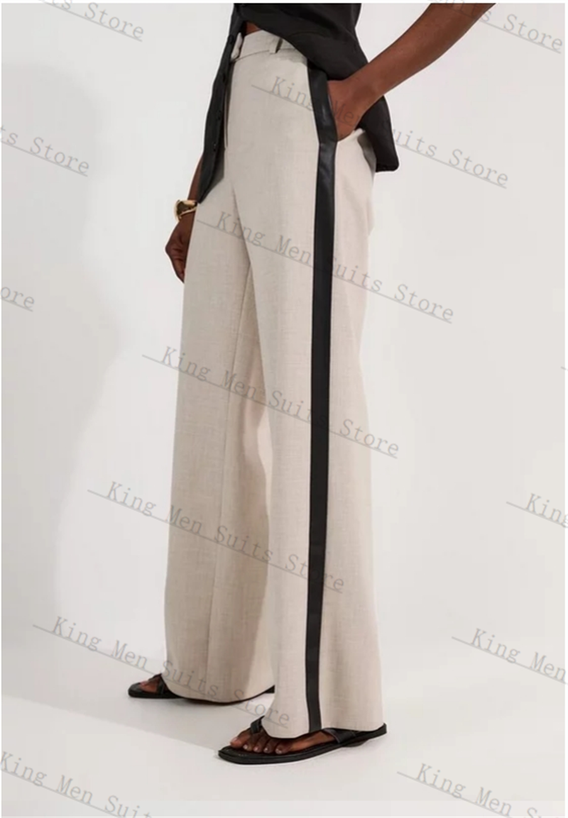 Black Formal Women Suits Set 2 – Women Formal Wear Black And White recenzja i cena