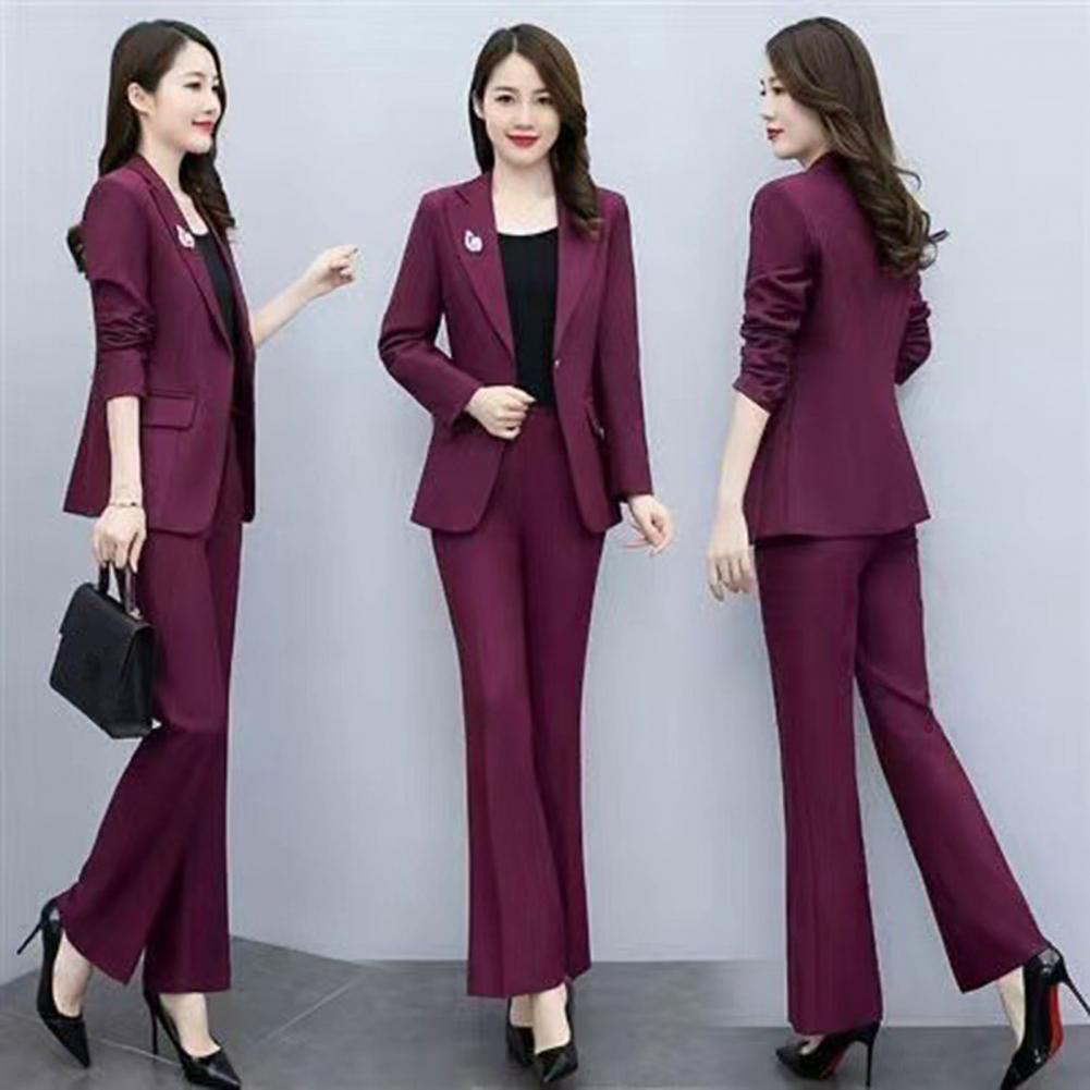 2 Pcs/Set Lady Formal Coat Pan – Women'S Office Formal Wear For Ladies recenzja i cena