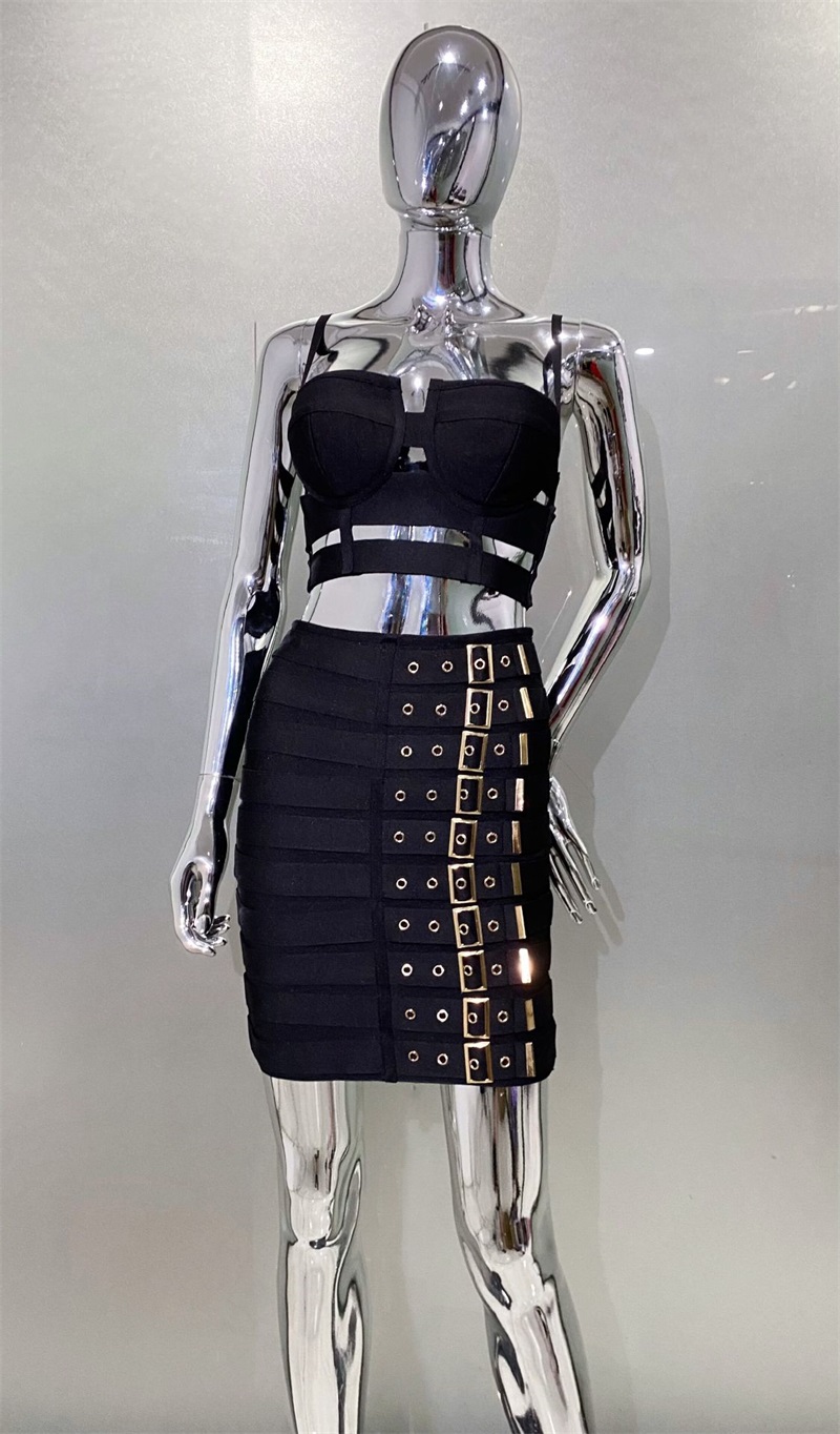 Black White Bandage Women Prom – Women Formal Wear Black And White recenzja i cena