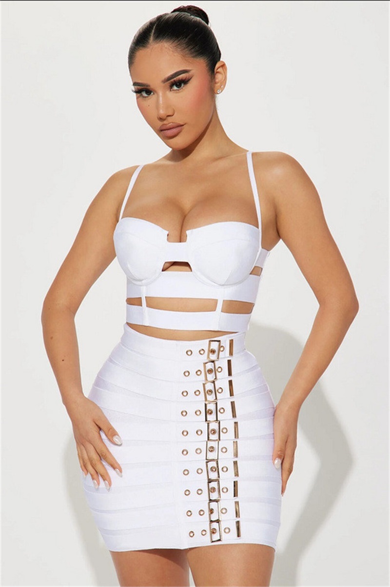 Black White Bandage Women Prom – Women Formal Wear Black And White recenzja i cena